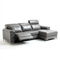 Sofa, Elektryczna kanapa kąta pochylenia w PU 280 x 165 x 102 cm