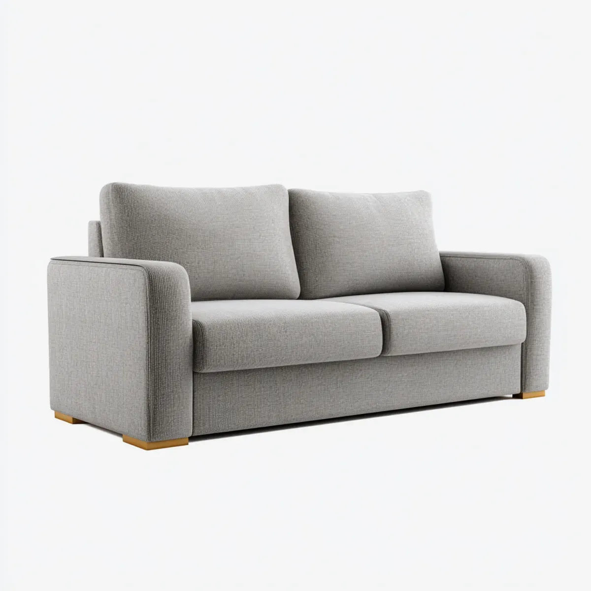 Sofa 2 umieszcza szary 160 x 90 x 85 cm w prostokątnym kształcie poliestru