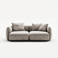 Sofa 2 miejsca szary golf 180 x 95 x 78 cm